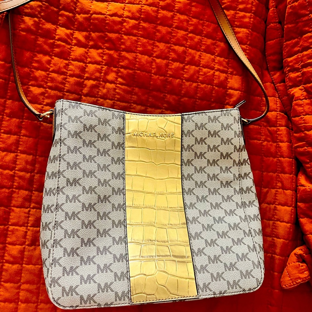 Michael Kors Brown logo purse